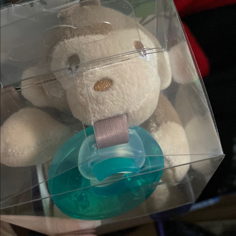 Philips Avent Plush Toy with Teal Soothie